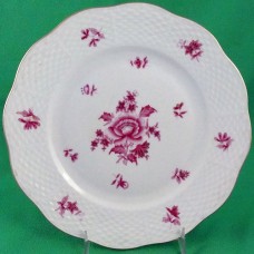 Herend Nanking Bouquet Raspberry Salad 8" diameter
