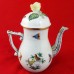 Herend Rothschild Bird Coffee Pot 7.25" 613/RO