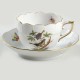 Herend Rothschild Birds Demi Cup and Saucer