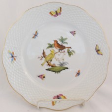 Herend Rothschild Birds Luncheon Plate 8 inches diameter