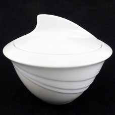 Hutschenreuther Champagne Covered Sugar 3" tall