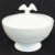 Hutschenreuther Fleuron Bastille Covered Sugar 3.5" tall