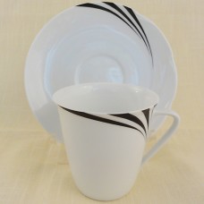 Hutschenreuther Maxim's de Paris Accent Tea Cup & Saucer