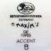 Hutschenreuther Maxim's de Paris Accent Cream Soup Lid ONLY