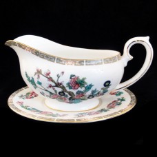 INDIAN TREE by Royal Grafton Gravy Boat & Stand