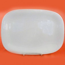 Langenthal Transition White Platter 12 inches long