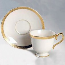 Lenox Haverford Hall Cup and Saucer 3 inches tall