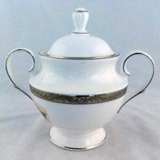 Lenox Landmark Platinum Covered Sugar 5.5 inches tall