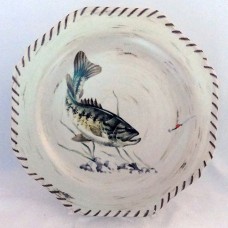 Lenox Riverwood Large Mouth Bass Octogonal 9.5"