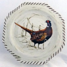 Lenox Riverwood Ring Necked Pheasant Octogonal 9.5" 