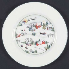 Lenox Sleighride Salad Plate 8.25 inches diameter