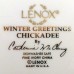 Lenox Winter Greetings Chickadee Accent Plate 9.25" 