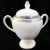 MADRID by Wedgwood Covered Sugar Bowl Flawed