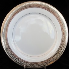 MAGNIFICENCE PLATINUM by Muirfield Dinner Plate 10.75" MAGNIFICENCE PLATINUM by Muirfield Dinner Plate 10.75"
