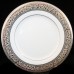 MAGNIFICENCE PLATINUM by Muirfield Oval Platter 13.75" MAGNIFICENCE PLATINUM by Muirfield Oval Platter 13.75"