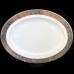 MAGNIFICENCE PLATINUM by Muirfield Oval Platter 13.75" MAGNIFICENCE PLATINUM by Muirfield Oval Platter 13.75"