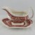 Masons Pink Vista Gravy Boat and Stand