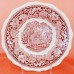 Masons Pink Vista Open Vegetable Oval 9.75 inches long