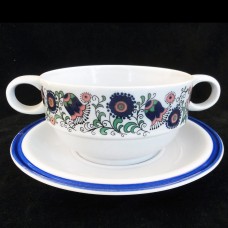 MAZURKA by Goebel Cream Soup & Stand