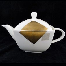 Mikasa 24 Karat Gold Tea Pot 5.75" tall