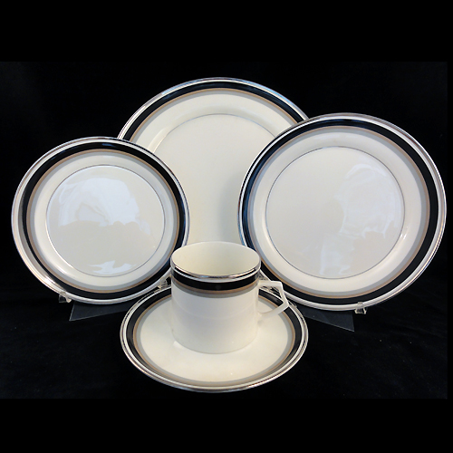 Mikasa Noir Fruit Saucer Bowl 5" diameter A4102