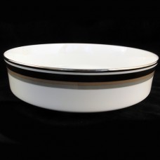 Mikasa Noir Open Vegetable Round 10.5" diameter A4102