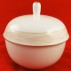Mikasa Silk Moire Covered Sugar Bowl 4" tall CAG01