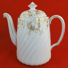 Minton Ancestral Gold Coffee Pot 8.5 inches tall