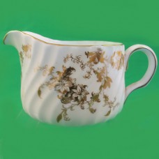 Minton Ancestral Gold Creamer 2.6" tall