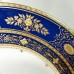 Minton Argyle Cobalt Dinner Plate 10.75" diameter