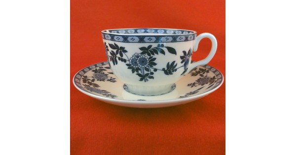 Minton Blue Delft Cup and Saucer