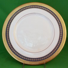 Minton Imperial Gold Green Dinner 10.5 inches