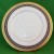 Minton Imperial Gold Green Dinner 10.5 inches