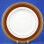 Minton Imperial Gold Red Dinner 10.5 inches