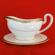 Minton Winchester Gravy Boat and Stand 4 inches tall