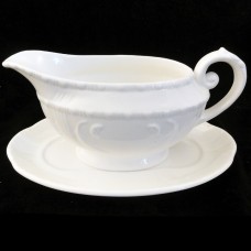 MONARCH WHITE by Royal Grafton Gravy Boat & Stand MONARCH WHITE by Royal Grafton Gravy Boat & Stand