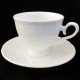 MONARCH WHITE by Royal Grafton Tea Cup & Saucer