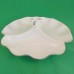 Noritake 3 Section Serving Dish Platinum trim 10.5" wide