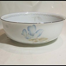 Noritake Blue Orient Round Salad Bowl 8" diameter