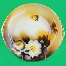 Noritake Cake Plate Handled 10" X 9.4" 