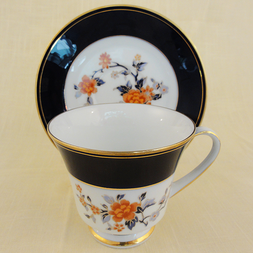Noritake Carmine Cup & Saucer 3092