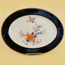 Noritake Carmine Platter 13.5" long #3092