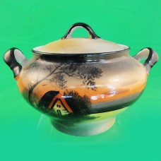 Noritake Covered Sugar Bowl 3.5" tall M mark