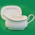 Noritake Purity Gold Gravy Boat & Stand