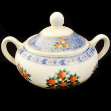 ORANGERY by Wood & Sons Covered Sugar Bowl 3.25" tall