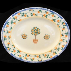 ORANGERY by Wood & Sons Oval Platter 12" long