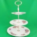 Paragon Mayflower 2 Tiered Cake Plate 14" tall