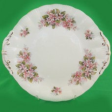 Paragon Mayflower Cake Plate 10" X 9.5"