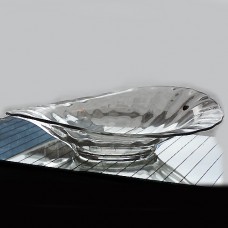 Peill Silke Clear Bowl Low #27080 diameter 14"