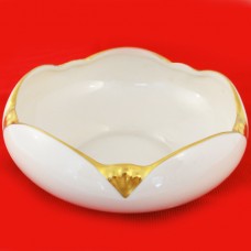 Pickard Gold Bracelet Tulip Bowl 4.75" wide